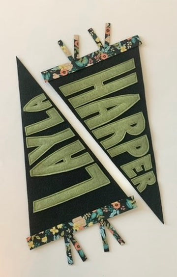 Custom Name Pennant (Block) - Eventide Pennant Co.