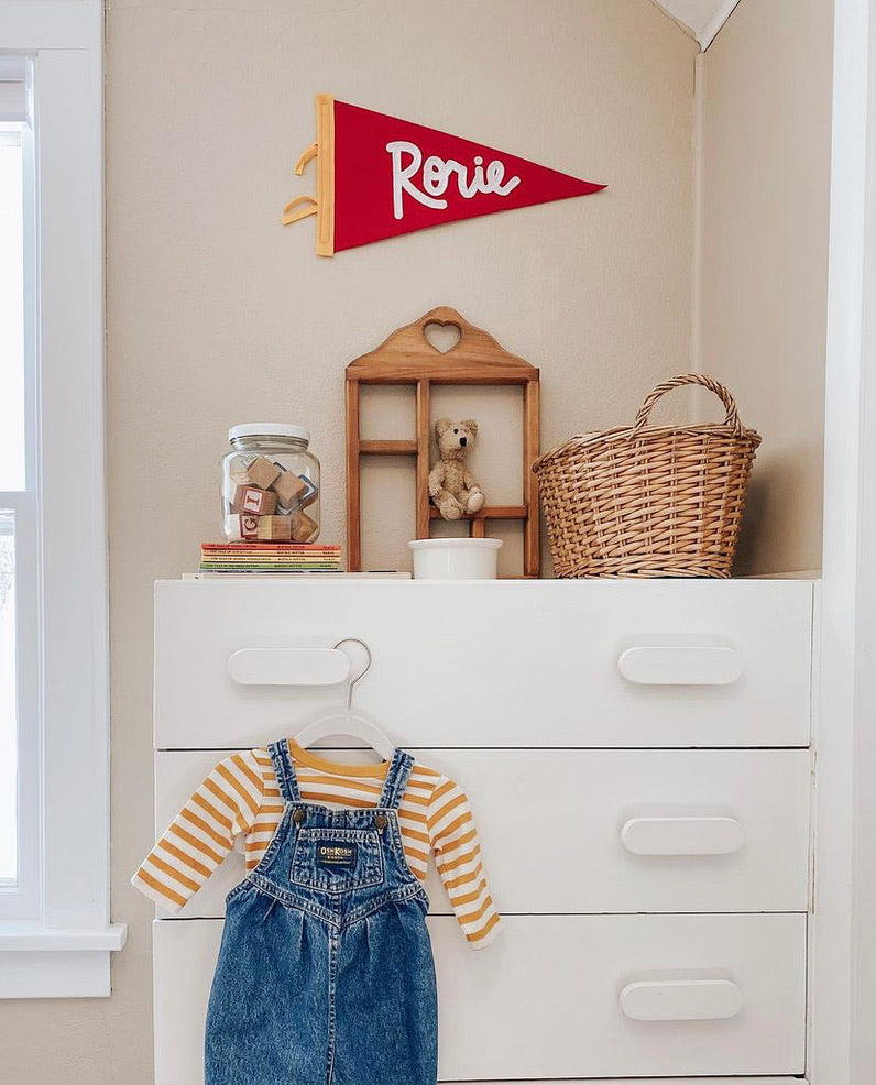 Custom Name Pennant (Cursive) - Eventide Pennant Co.