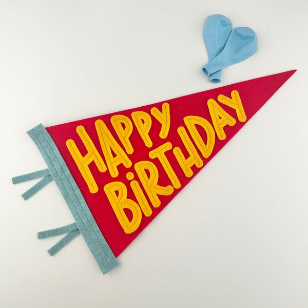 Happy Birthday Pennant - Eventide Pennant Co.