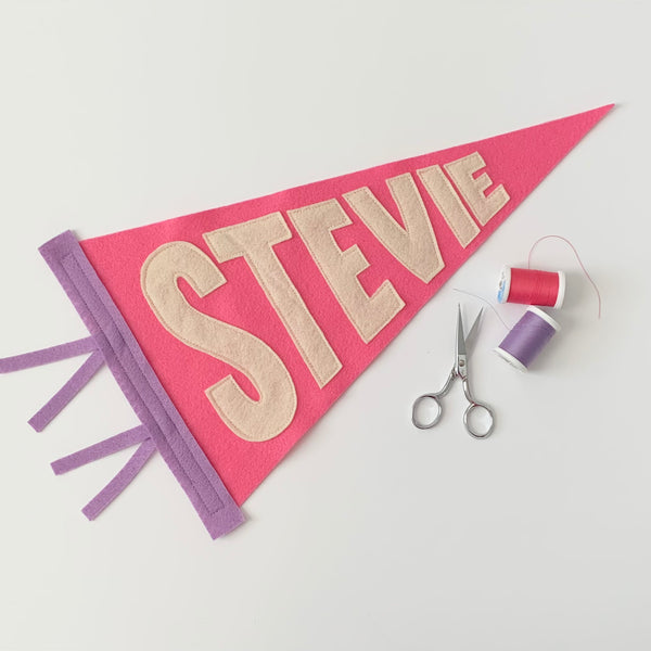 Custom Name Pennant (Block) - Eventide Pennant Co.