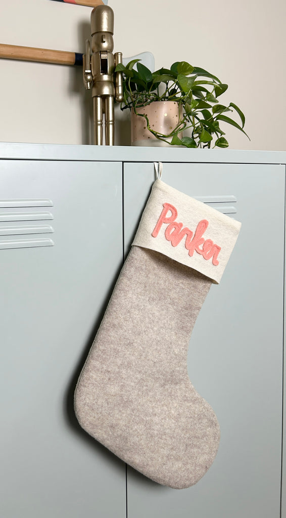 Custom Stocking (With Name) - Eventide Pennant Co.