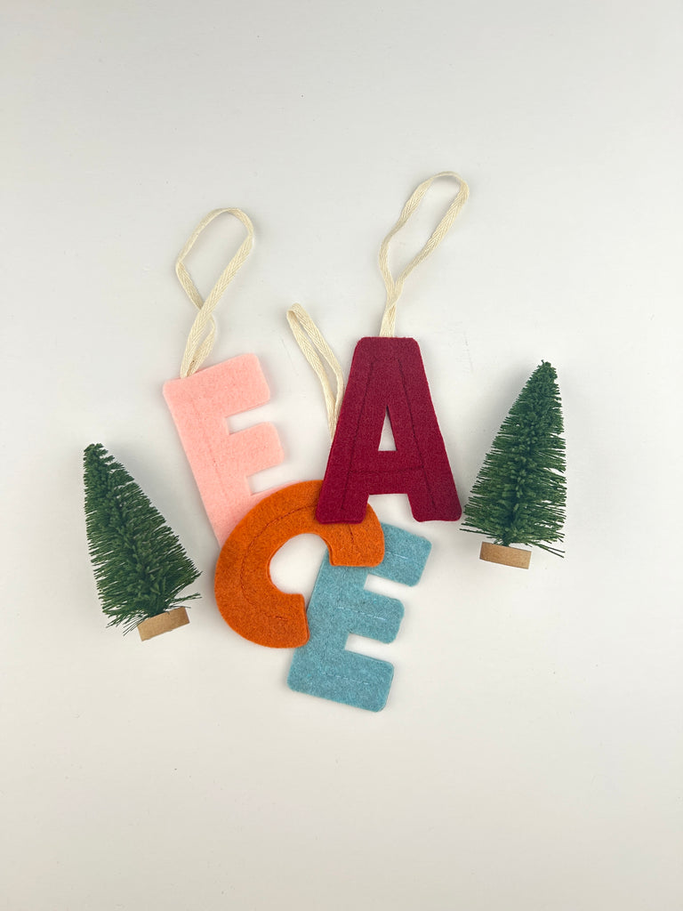 Letter Ornament - Eventide Pennant Co.