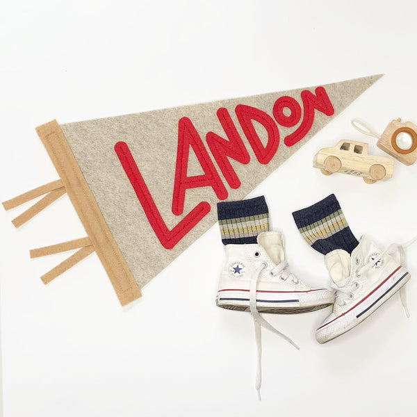 Custom Name Pennant (Freestyle) - Eventide Pennant Co.