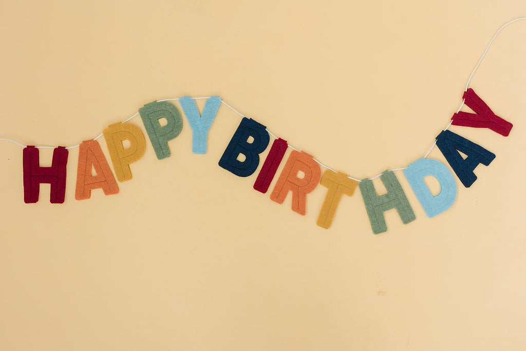 Happy Birthday Banner - Eventide Pennant Co.
