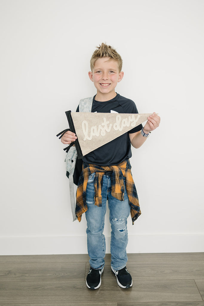 First Day/Last Day Reversible Pennant - Eventide Pennant Co.