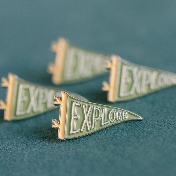 Explore Pin - Eventide Pennant Co.