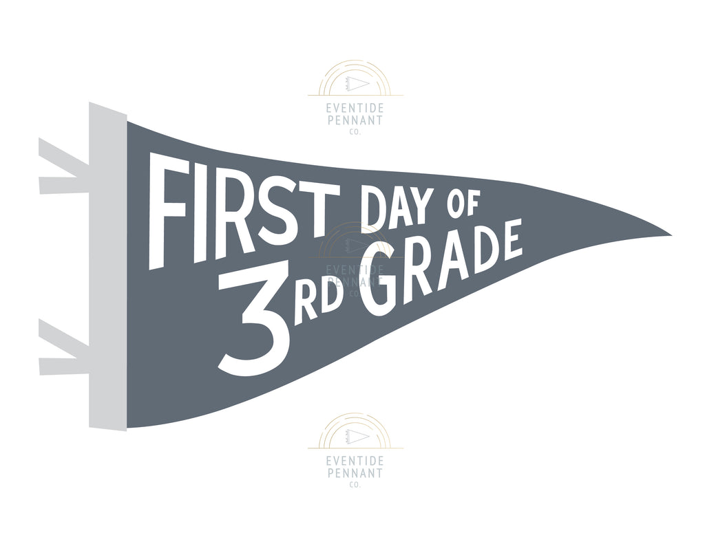 Back to School Pennant (Digital) - Eventide Pennant Co.