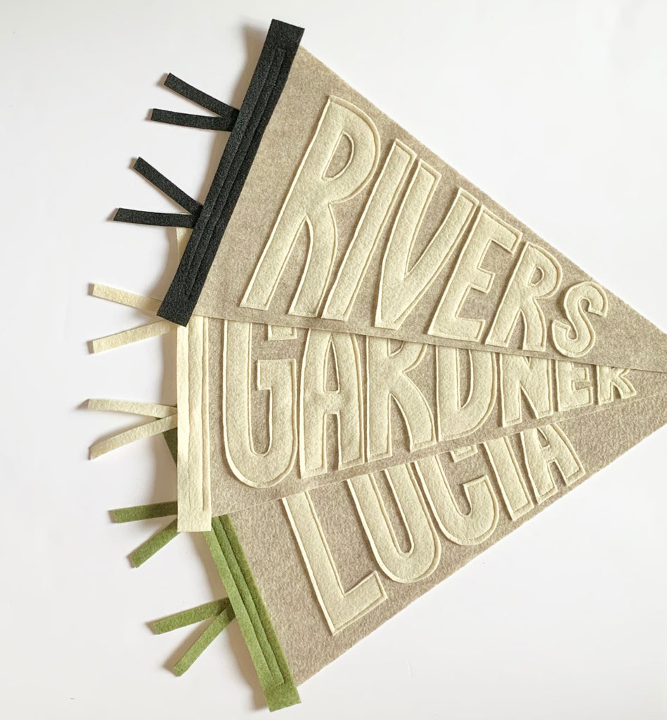 Custom Name Pennant - Eventide Pennant Co.