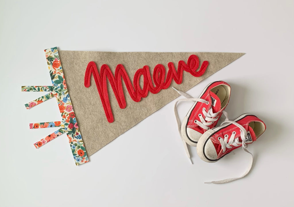 Custom Name Pennant (Cursive) - Eventide Pennant Co.