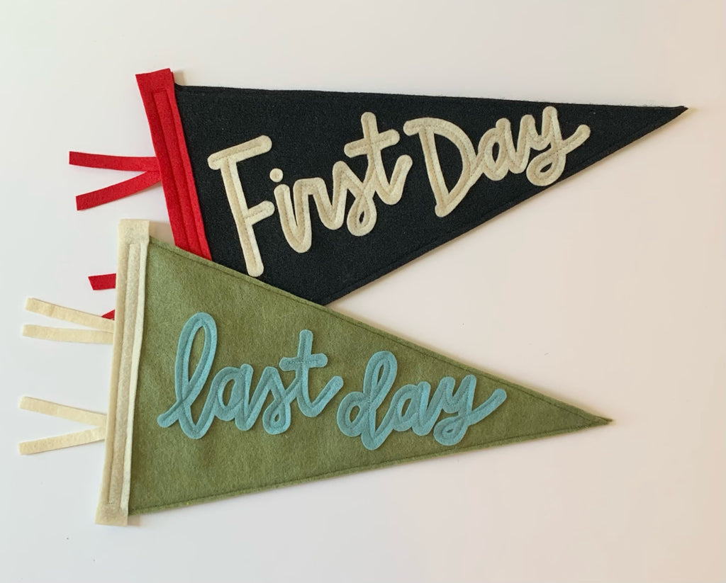 First Day/Last Day Reversible Pennant - Eventide Pennant Co.