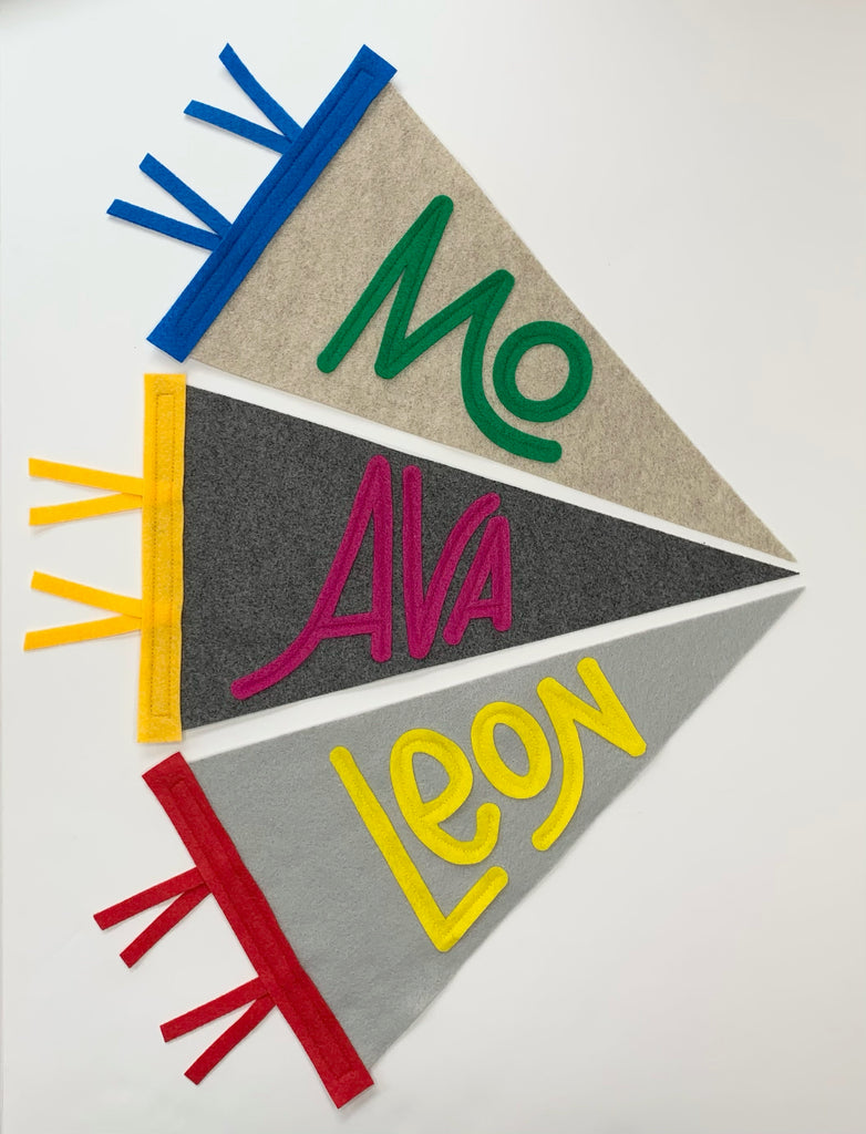 Custom Name Pennant (Freestyle) - Eventide Pennant Co.