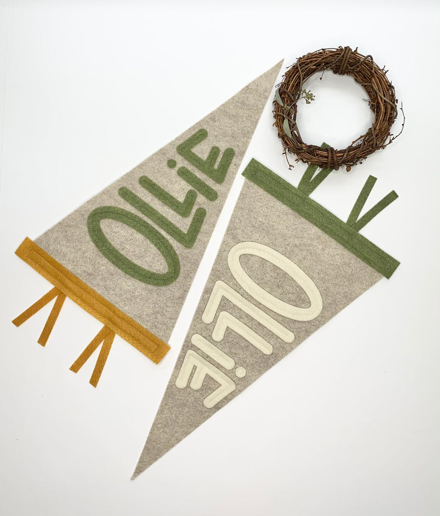 Custom Name Pennant (Freestyle) - Eventide Pennant Co.
