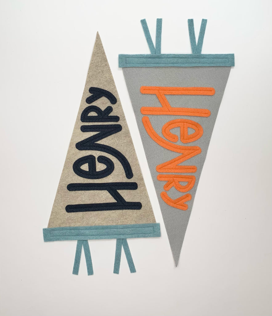 Custom Name Pennant (Freestyle) - Eventide Pennant Co.