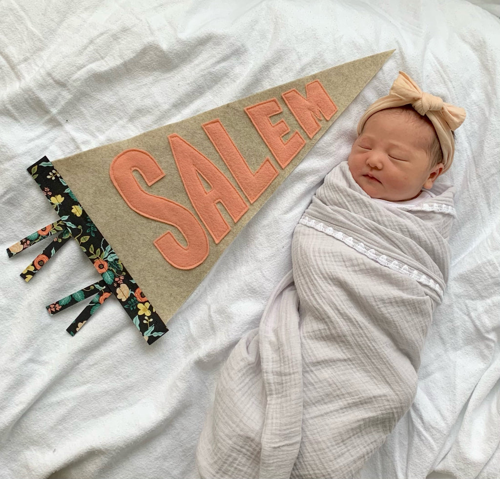 Custom Name Pennant (Block) - Eventide Pennant Co.