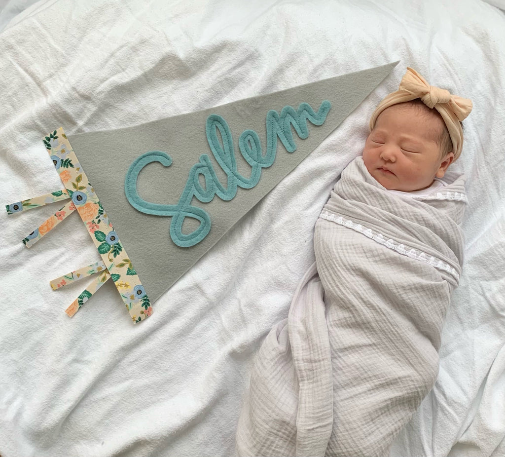 Custom Name Pennant (Cursive) - Eventide Pennant Co.
