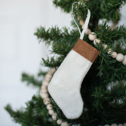 Mini Stocking Ornament - Eventide Pennant Co.