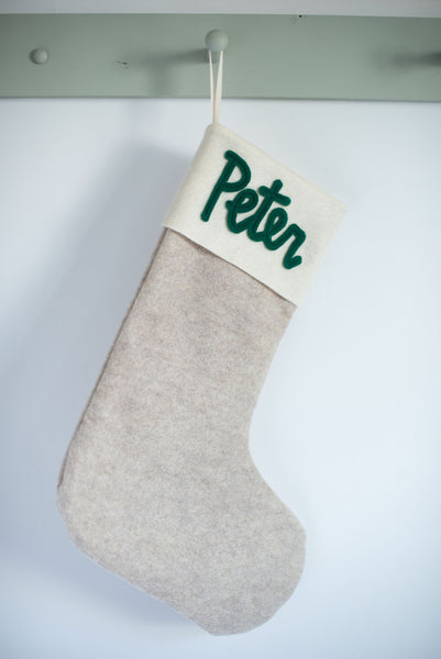 Custom Stocking (With Name) - Eventide Pennant Co.