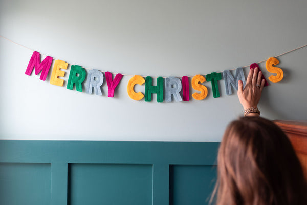 Merry Christmas Banner - Eventide Pennant Co.