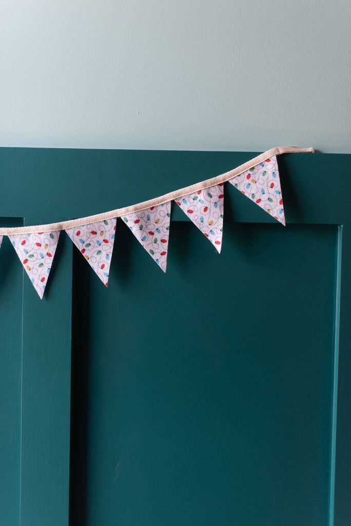 Holiday Lights Bunting - Eventide Pennant Co.