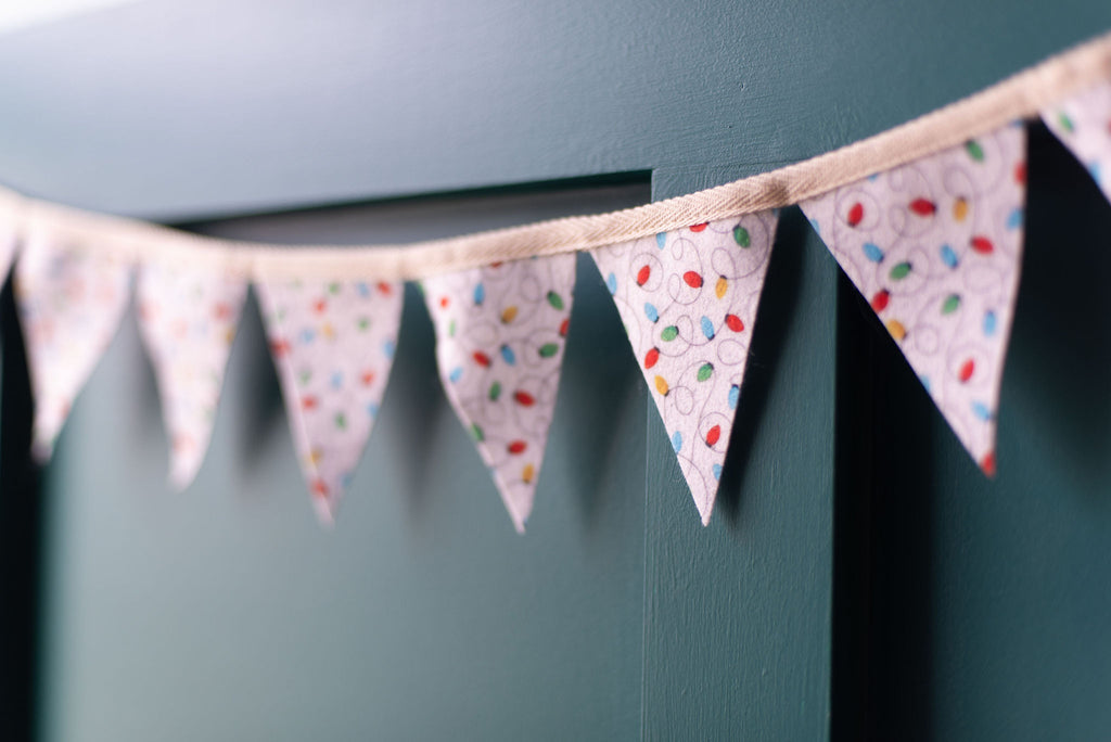 Holiday Lights Bunting - Eventide Pennant Co.