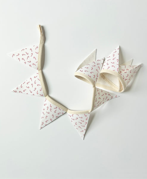 Candy Cane Bunting - Eventide Pennant Co.