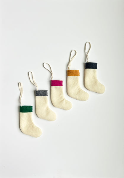 Mini Stocking Ornament - Eventide Pennant Co.