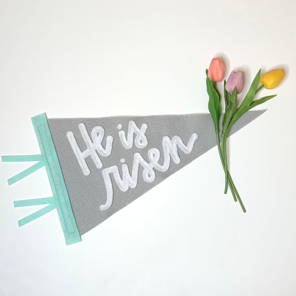 He is risen pennant - Eventide Pennant Co.