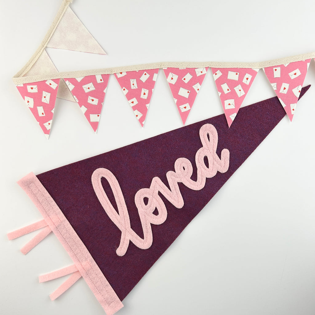 'loved' Pennant - Eventide Pennant Co.