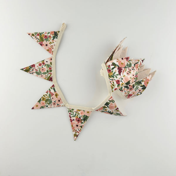 Floral Bunting (5.5') - Extras Sale - Eventide Pennant Co.
