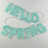HELLO SPRING Banner - Eventide Pennant Co.