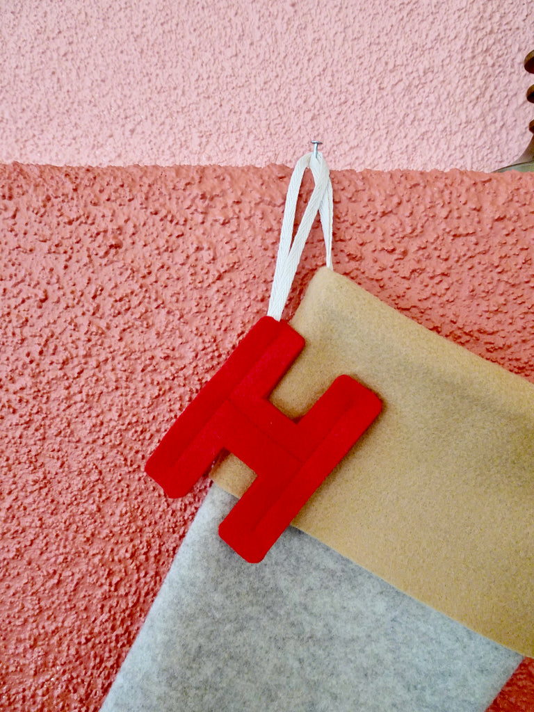 Letter Ornament - Eventide Pennant Co.