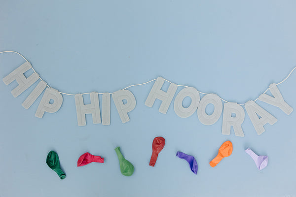 Hip Hip Hooray Banner - Eventide Pennant Co.