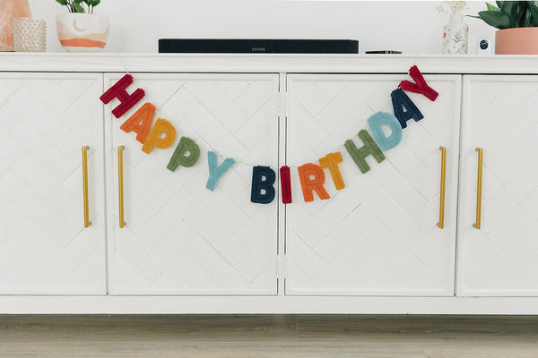Happy Birthday Banner - Eventide Pennant Co.