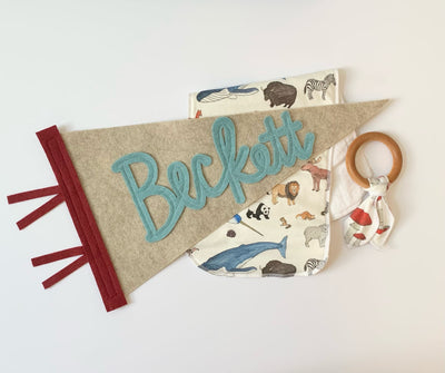 Custom Name Pennant (Cursive) – Eventide Pennant Co.