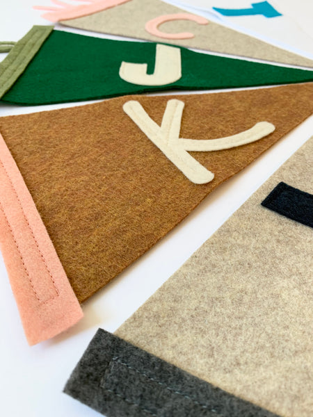 Mini Initial Pennant - Eventide Pennant Co.