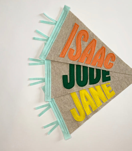 Custom Name Pennant - Eventide Pennant Co.