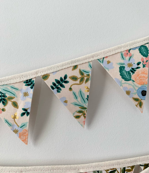 Floral Bunting - Eventide Pennant Co.