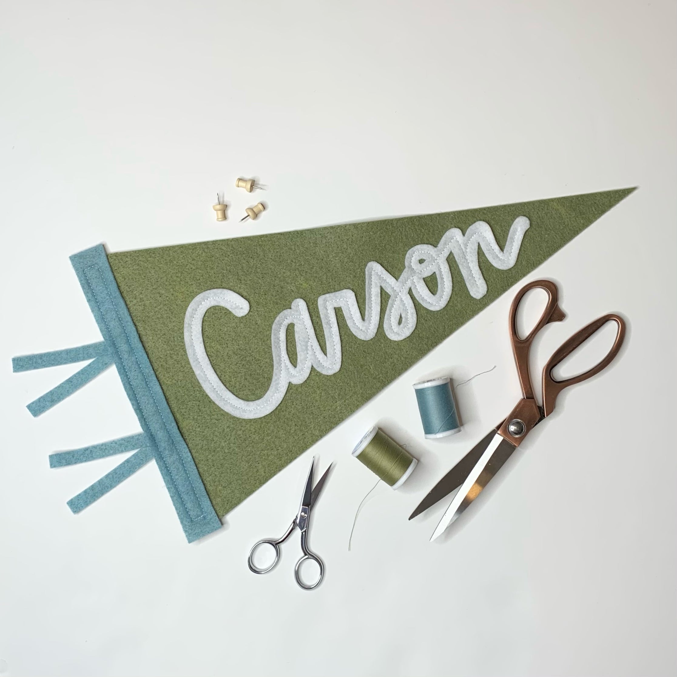 Custom Name Pennant (Cursive) – Eventide Pennant Co.