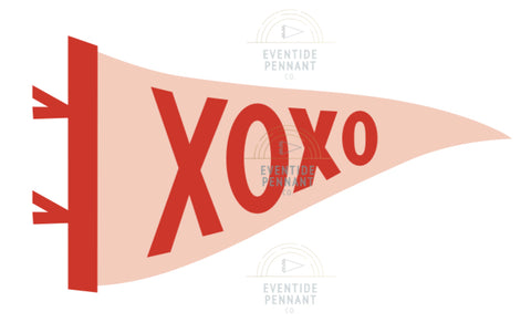 XOXO Print (Digital) - Eventide Pennant Co.